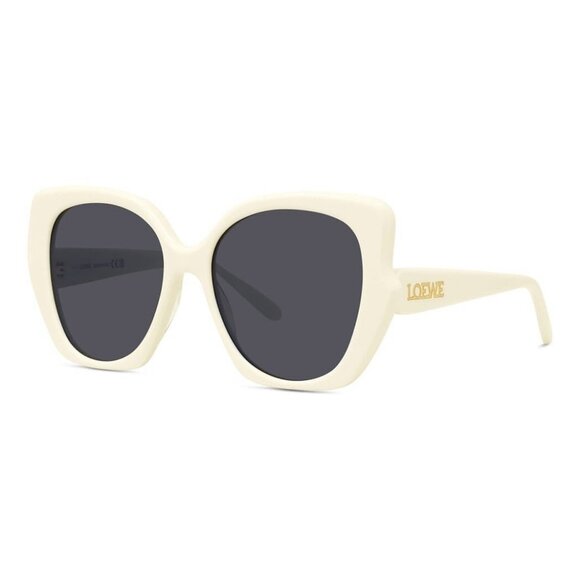 New LOEWE Slim White Butterfly LW40133I 25A Sunglasses Women - Picture 1 of 3